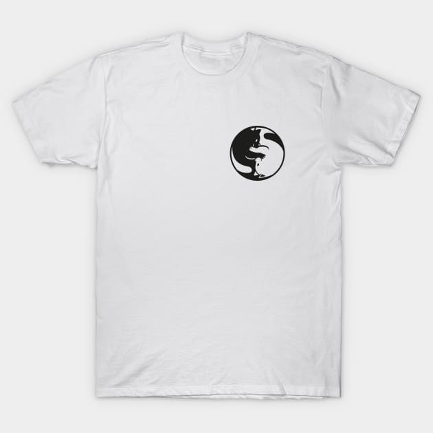 Yin Yang Cat Tao by Tobe Fonseca T-Shirt by Tobe_Fonseca